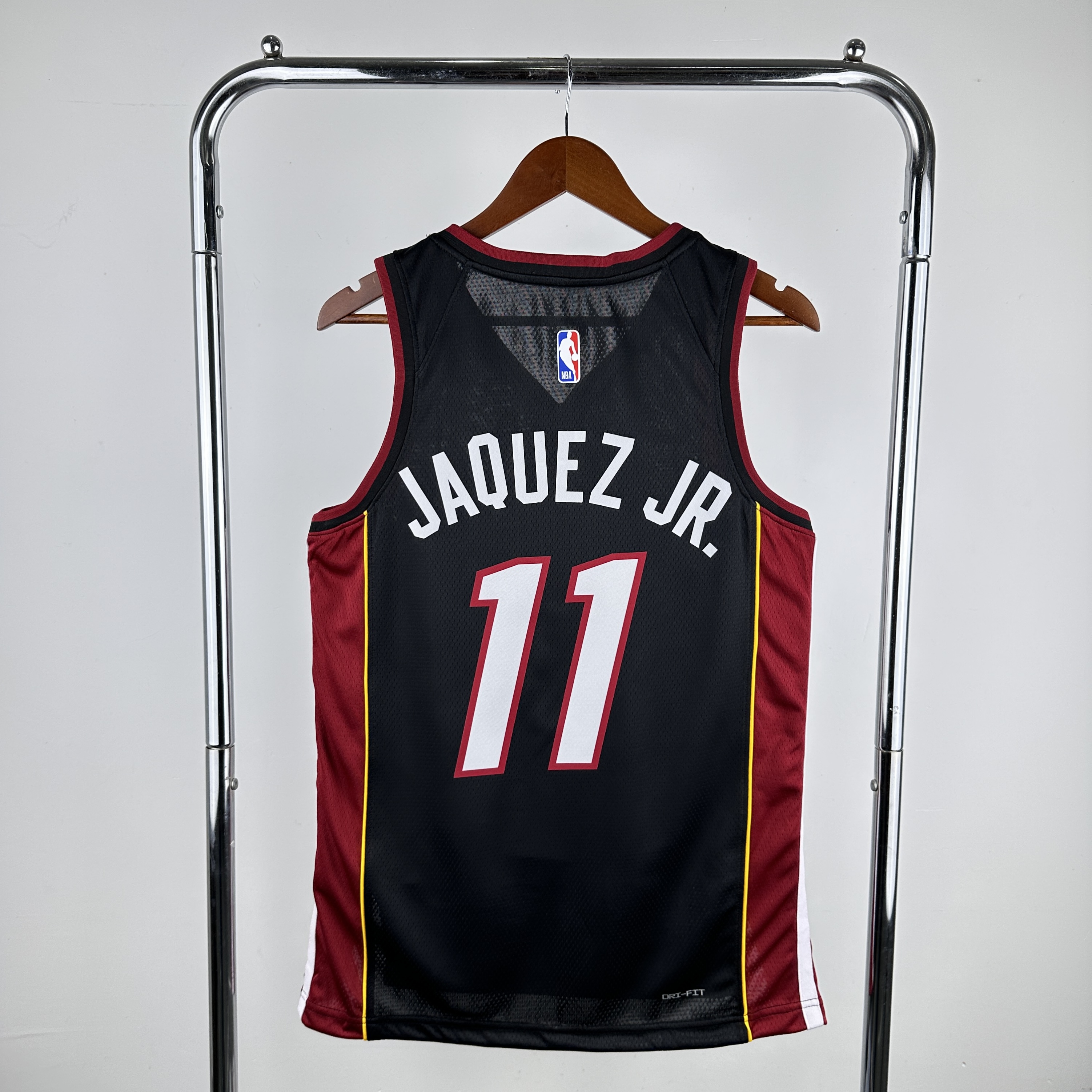 Men Miami Heat 11 Jaquez jr Black Nike 2024 NBA Jersey